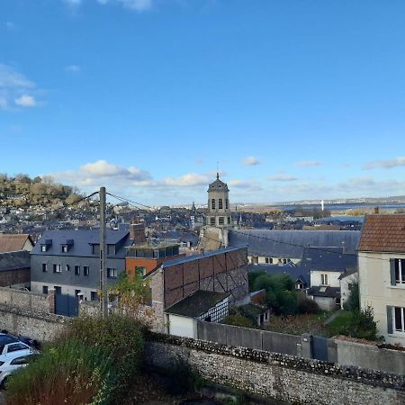Vue Sur Seine Et Honfleur Appartement Buitenkant foto