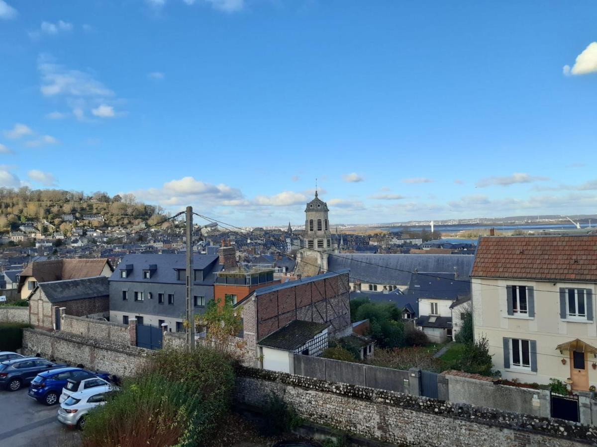 Vue Sur Seine Et Honfleur Appartement Buitenkant foto