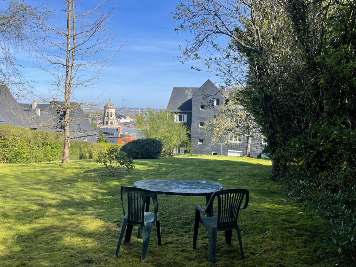 Vue Sur Seine Et Honfleur Appartement Buitenkant foto